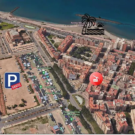 Amplio Apartamento A 250mts De La Playa 6 Pax